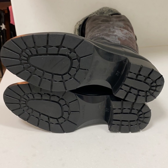 NWOT Via Lactea  Italian Tall Boots Rain and Snow Size 9 - Picture 2 of 9